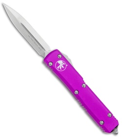 Microtech Ultratech Dagger OTF Automatic Knife Violet CC (3.4" Stonewash) 