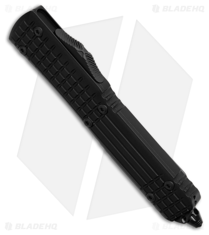 Microtech Ultratech OTF Knife Black Aluminum T/E Black
