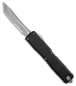 Microtech Ultratech ZBP Gen III T/E OTF Auto Knife Black Aluminum (3.5&quot; SW Serr) | 224200