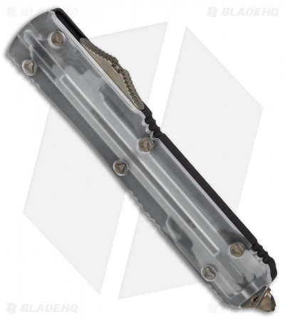 Microtech Ultratech Hellhound Tanto OTF Auto Knife Clear Top CC (Bronze SW) 