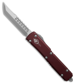 Microtech Ultratech Hellhound Tanto OTF Automatic Knife Merlot (3.4" SW)