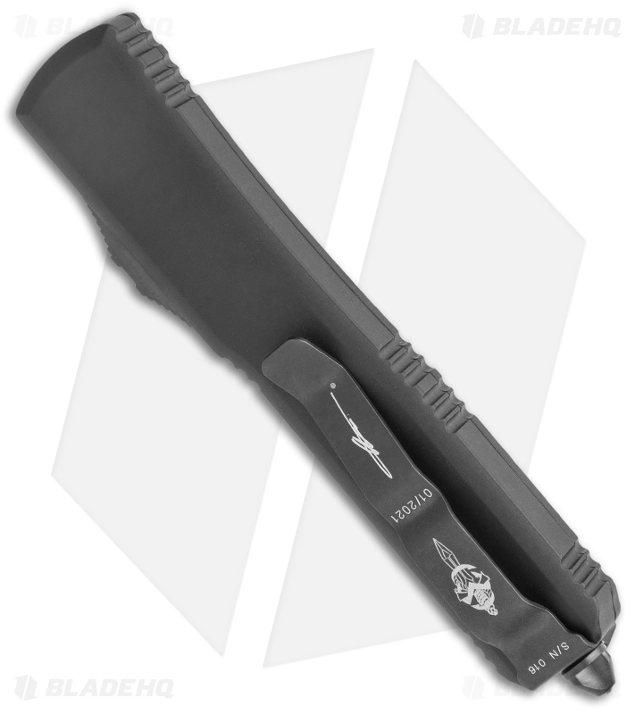 Microtech Signature Series Ultratech Hellhound Tanto OTF Auto Knife (3.4" DLC)