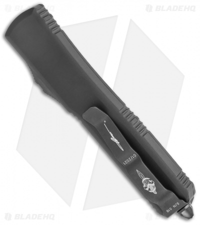Microtech Signature Series Ultratech Hellhound Tanto OTF Auto Knife (3.4" DLC)