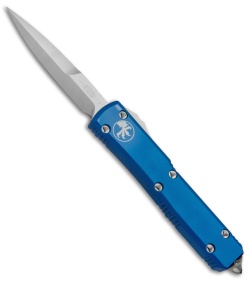 Microtech Ultratech Bayonet OTF Automatic Knife Blue CC (3.4" Satin) 