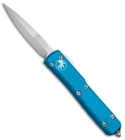 Microtech Ultratech Bayonet OTF Automatic Knife Turquoise CC (3.4" Satin) 