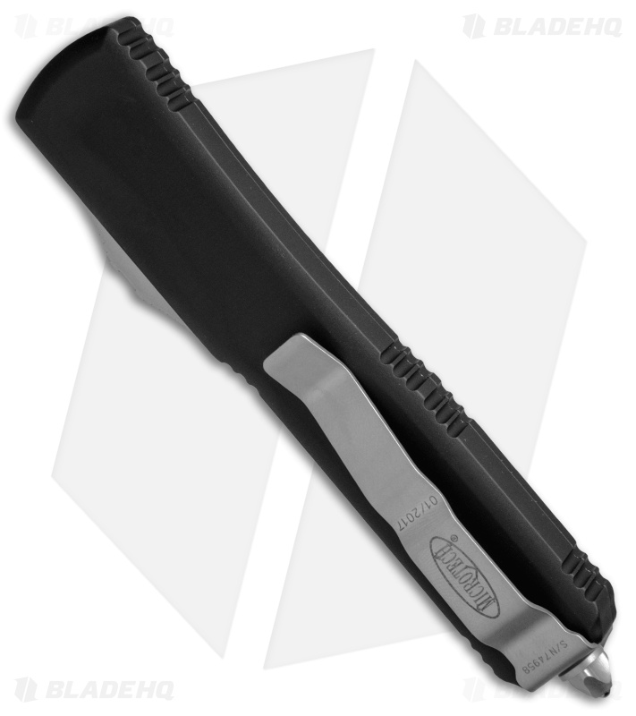Microtech Ultratech D/E OTF Automatic Knife Black (3.4" Satin Serr) 122-5