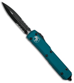 Microtech Ultratech D/E OTF Automatic Knife Blue (3.4" Black Serr) 122-2BL