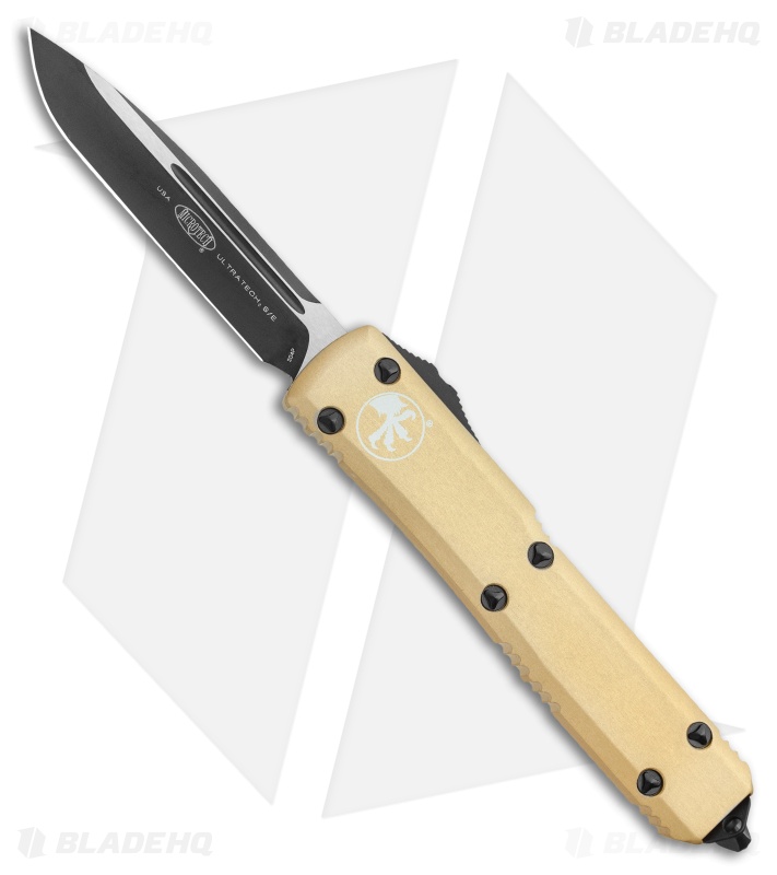Microtech Ultratech OTF S/E Automatic Knife Champagne (3.4" DLC) 121-1CG