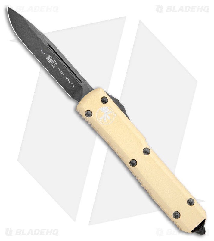 Microtech Ultratech OTF S/E Automatic Knife Champagne (3.4" DLC) 121-1DLCTCG