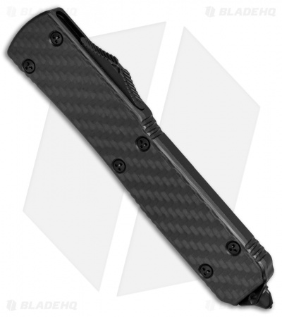Microtech Ultratech Tanto OTF Knife Carbon Fiber (3.4" Black) 123-1CF