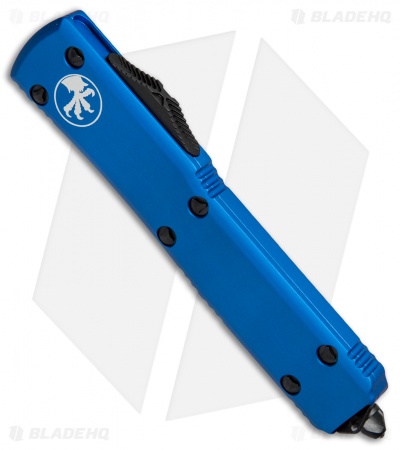 Microtech Ultratech S/E OTF Automatic Knife Blue CC (3.4" Black) 121-1BL