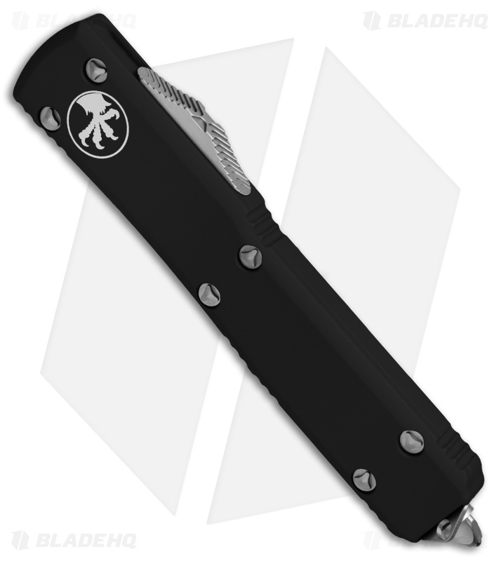 Microtech Ultratech T/E OTF Automatic Knife Black (3.4" Stonewash Full Serr)