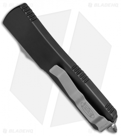 Microtech Ultratech D/A OTF Automatic Tanto Knife (3.4" Black Full Serr) 123-3