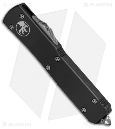 Microtech Ultratech D/A OTF Automatic Tanto Knife (3.4" Black Full Serr) 123-3