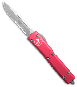 Microtech Ultratech S/E OTF Automatic Knife Pink Alum (3.4" SW Serr) 121-11PK