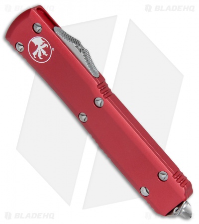 Microtech Ultratech S/E OTF Automatic Knife CC Red (3.4" Stonewash Serr)