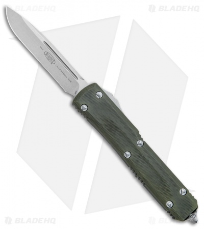 Microtech Ultratech S/E OTF Automatic Knife OD Green G-10 (3.4" Stonewash)