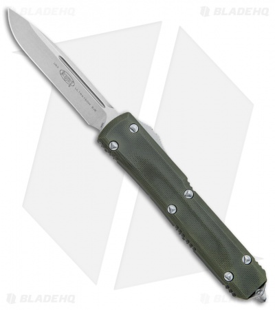 Microtech Ultratech S/E OTF Automatic Knife OD Green G-10 (3.4" Stonewash)