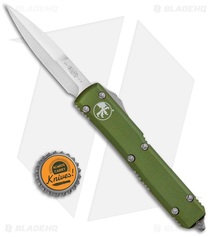 Orginal Microtech Otf Microtech Ultratech | Automatic OTF Knife | OD Green + Bayo Satin