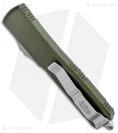 Microtech Ultratech S/E OTF Automatic Knife OD Green CC (3.4" Satin) 121-4OD