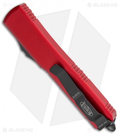Microtech Ultratech S/E OTF Automatic Knife Red CC (3.4" Black) 121-1RD