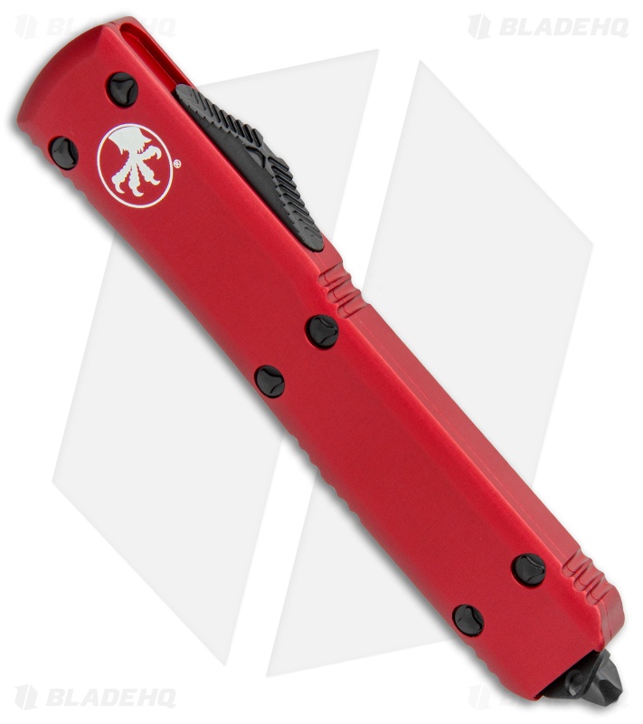 Microtech Ultratech S/E OTF Automatic Knife Red CC (3.4" Black) 121-1RD