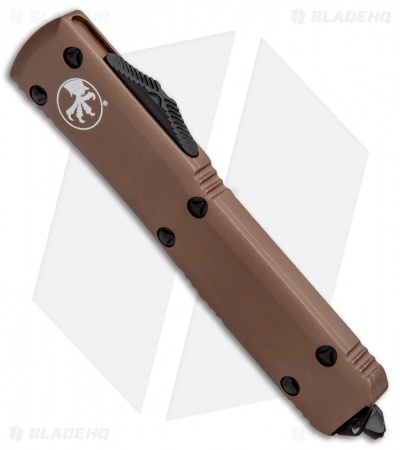 Microtech Ultratech S/E OTF Automatic Knife Tan CC (3.4" Black) 121-1TA