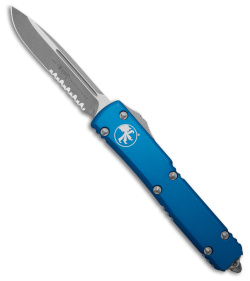 Microtech Ultratech S/E OTF Automatic Knife Blue (3.4" AP Serr) 121-11APBL