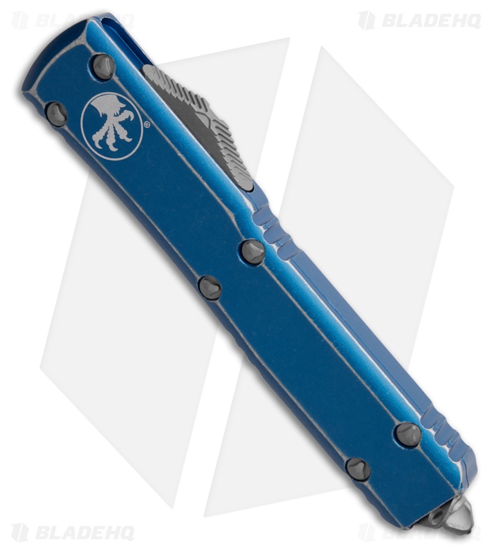 Microtech Ultratech S/E OTF Distressed Blue + Apoc Serr