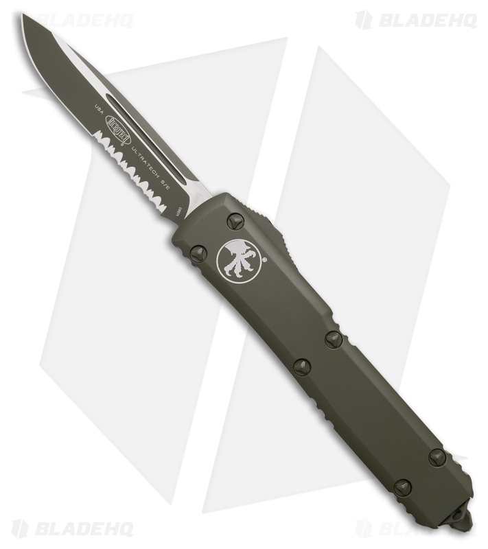 Microtech Ultratech S/E OTF Automatic Knife OD Green (3.4" OD Green Serr)