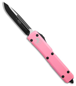 Microtech Ultratech S/E OTF Automatic Knife Pink Alum (3.4" Black) 121-1BPK