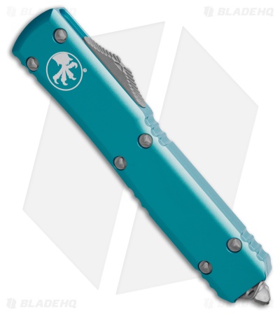 Microtech Ultratech S/E OTF Automatic Knife Turquoise (3.4" Apocalyptic Serr)