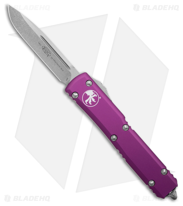 Microtech Ultratech S/E OTF Automatic Violet (3.4" Stonewash) 121-10VI