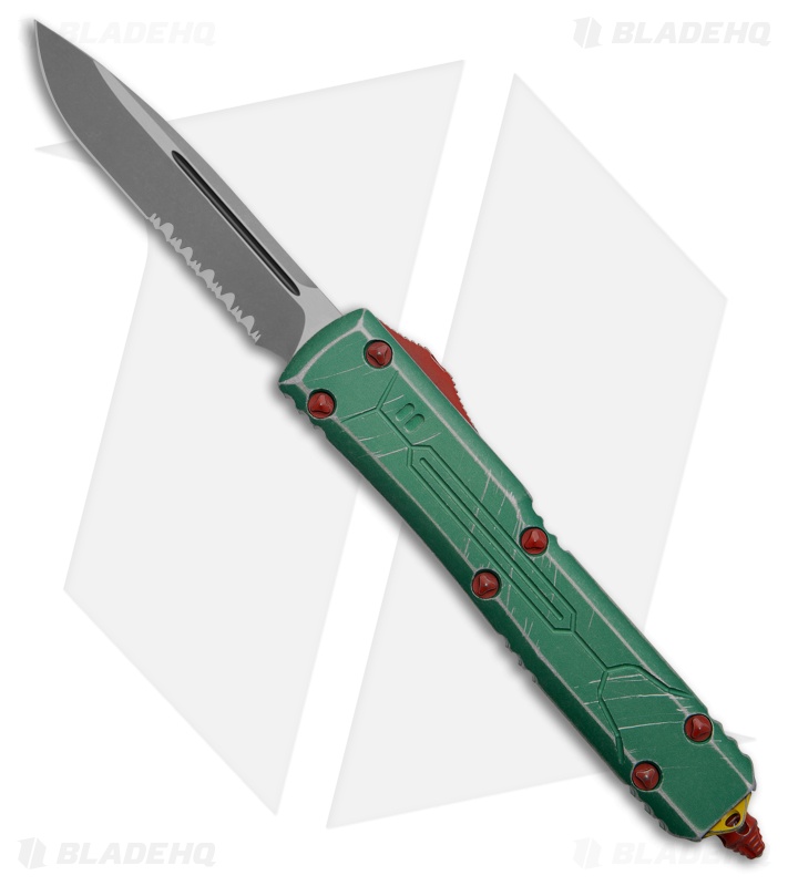 Microtech Ultratech S/E Bounty Hunter OTF Automatic Knife (3.4" Apoc Serr)