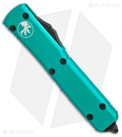 Microtech Ultratech S/E OTF Automatic Knife Turquoise CC (3.4" Black Serr)