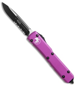 Microtech Ultratech S/E OTF Automatic Violet CC (3.4" Black Serr)