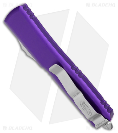 Microtech Ultratech Tanto OTF Automatic Knife Purple (3.4" Satin) 123-4PU