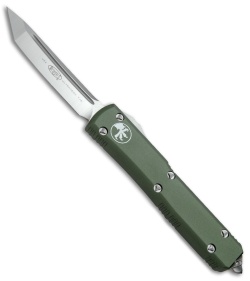 Microtech Ultratech T/E OTF Automatic Knife OD Green  (3.4" Satin) 123-4OD