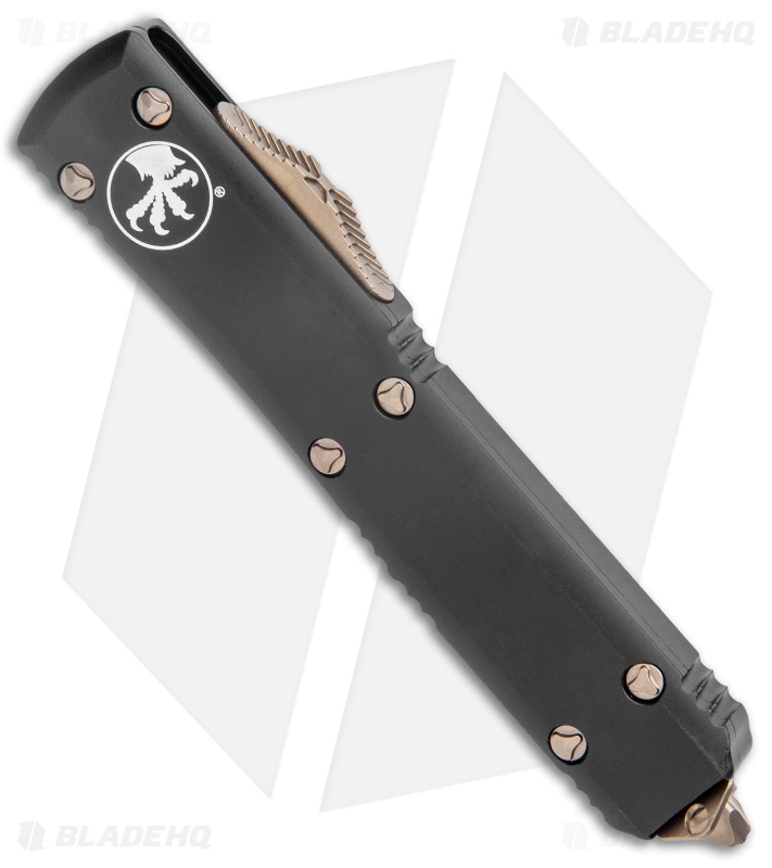 Microtech Ultratech Tanto OTF Automatic Knife Black (3.4" Bronze)