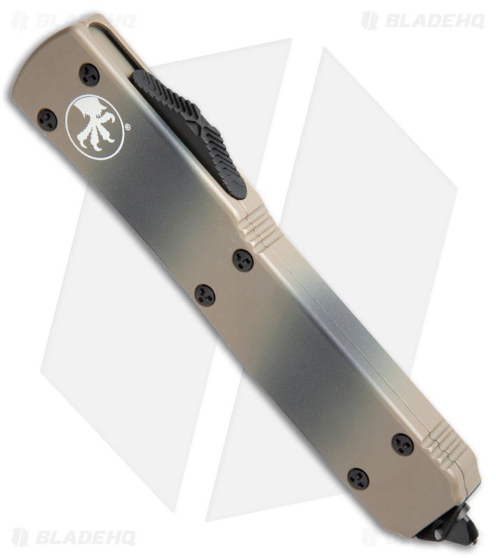 Microtech Ultratech T/E OTF Automatic Knife (3.4" Tan Camo) 123-1TC