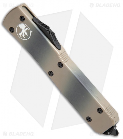 Microtech Ultratech T/E OTF Automatic Knife (3.4" Tan Camo) 123-1TC