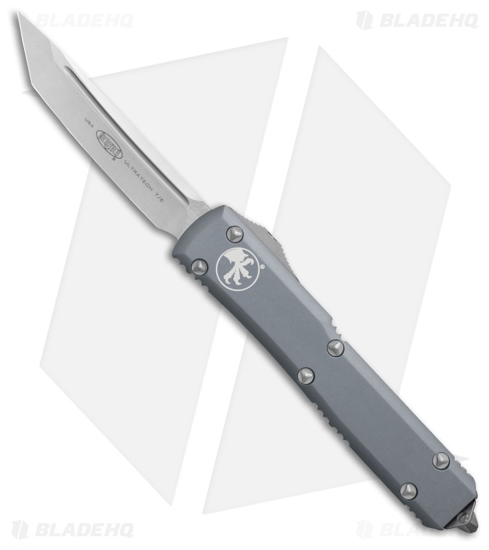 Microtech Ultratech - OTF Automatic Knife | Gray + Stonewash