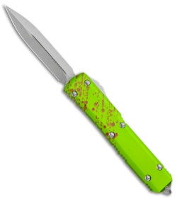 Microtech Ultratech Zombie Tech D/E Automatic Knife (3.4" Stonewash) 