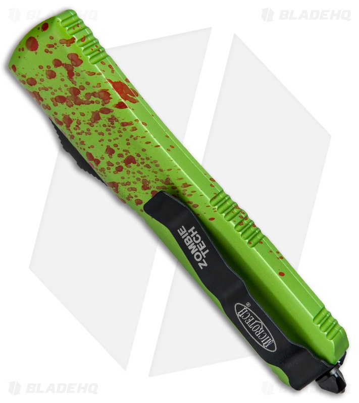 Microtech Ultratech Zombie Tech D/E Automatic Knife CC (3.5" Black) 122-1Z