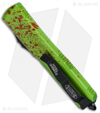 Microtech Ultratech Zombie Tech D/E Automatic Knife CC (3.5" Black) 122-1Z