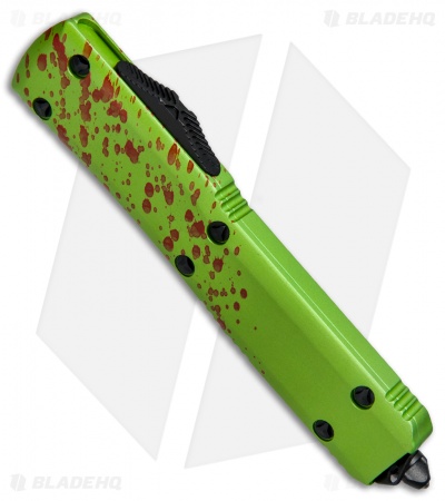 Microtech Ultratech Zombie Tech D/E Automatic Knife CC (3.5" Black) 122-1Z