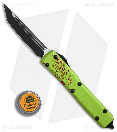 Microtech Ultratech Zombie Tech T/E Automatic Knife CC (3.5" Black) 123-1Z