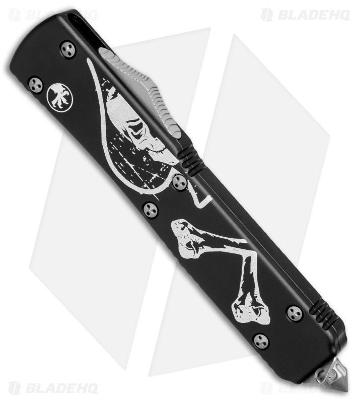 Microtech Ultratech Hellhound Tanto OTF Auto Death Card Left