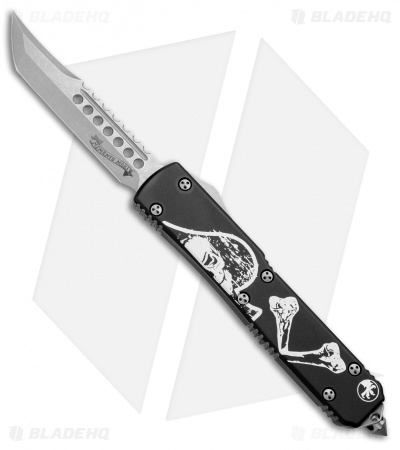 Microtech Ultratech Hellhound Tanto OTF Auto Death Card Right (Apocalyptic)