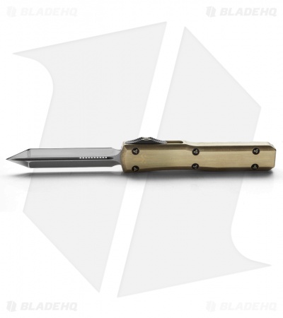 Marfione Custom Ultratech Spartan OTF Knife Brass (Mirror Polish)
